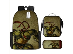 Conjunto de Três Peças Da Mochila KOHREE Teenage Mutant Ninja Turtles