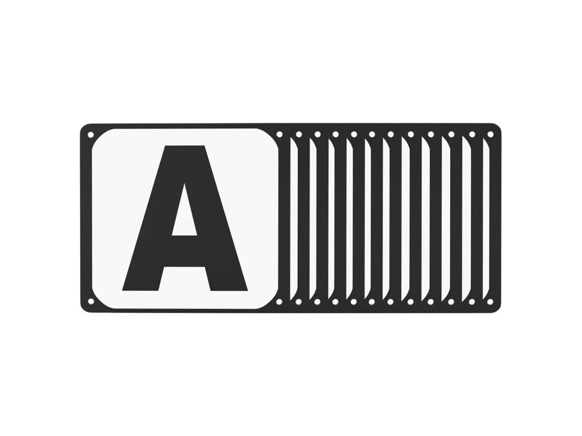 Vidaxl Letras De Adestramento Para Arena 12 Pcs Aço