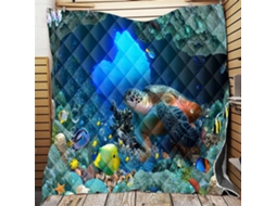 Colcha Acolchoada Fansu Capa de Cama Cobertor para Ar Condicionado Edredom Conjunto Estampada Sofá com Criança