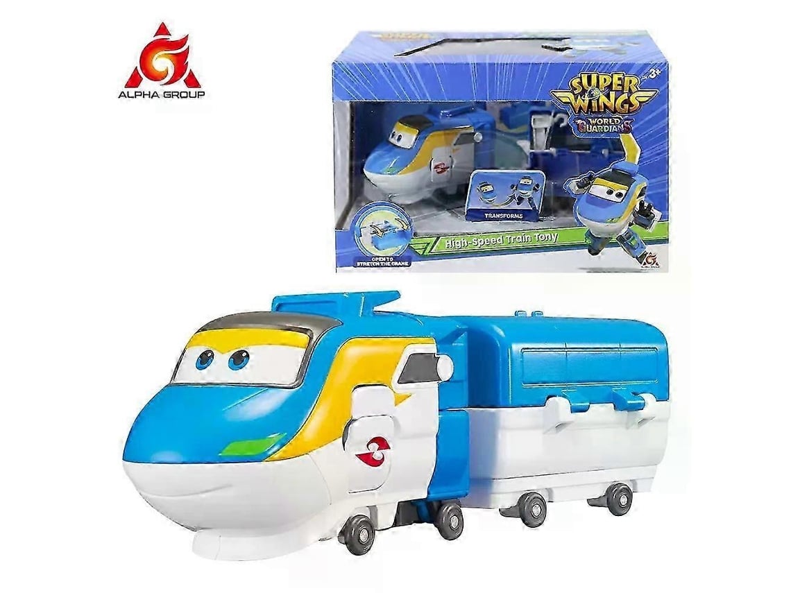 Brinquedo Robô Transformável Super Wings, 5 Polegadas, Transformação Fácil, Para Criançastony With Cargo
