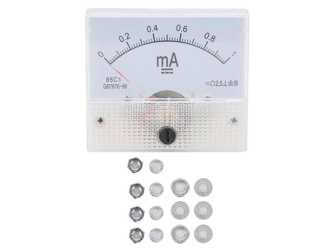 Amperímetro Cc Com Ponteiro 85c1 0-1ma