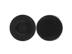 Almofadas Zruxe Para Auscultadores Panasonic Technics Rp-dh1200 Dj (par Pele, Preto)