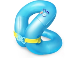 Colete Salva vidas para Crianças de 7 a 14 Anos, Boia Inflável Portátil para Piscina, Anel de Natação com Fivela de Segurança Ajustável AQUAFORGE
