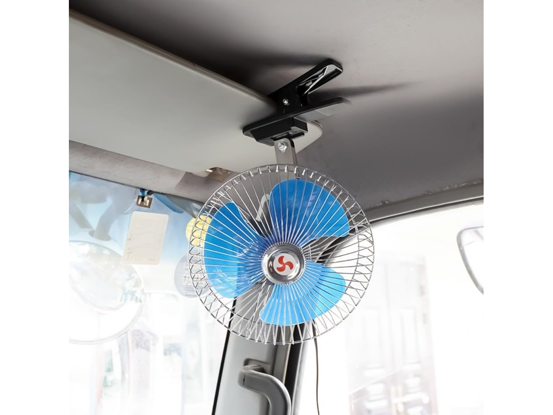 Ventilador Para Caminhão Com Velocidade Ajustável De 12v/24v Dc