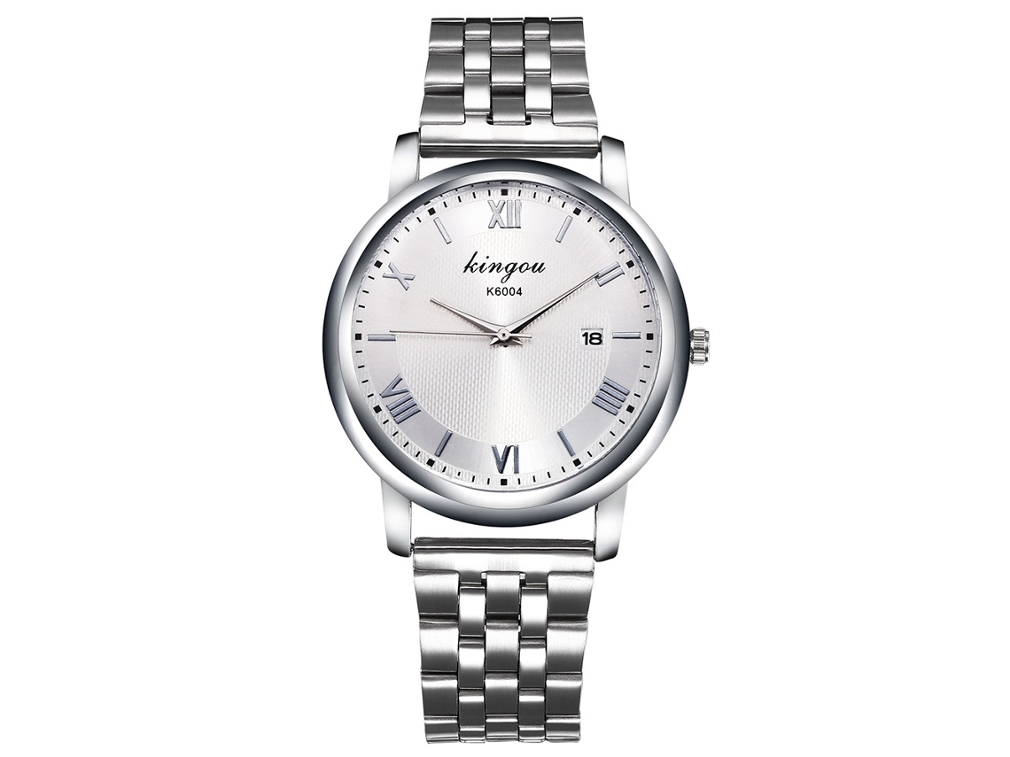 Reloj De Pulsera Estiloso Con Correa De Acero Para Hombres Comercial