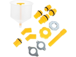 Kit De Funil Para Enchimento De Líquidos, Ideal Para Resfriamento E Derramamento, Com Tampa.
