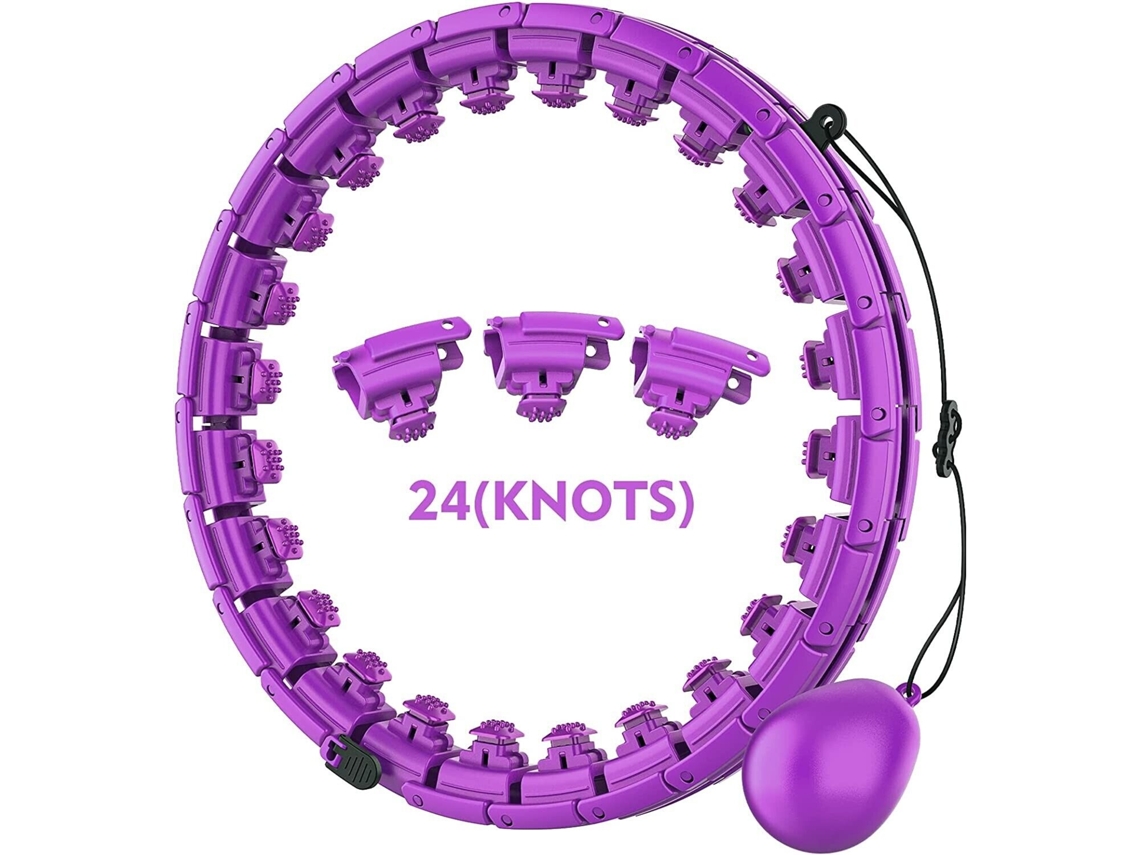 Arco Com Peso Fácil Para Perda De Peso, Nós Removíveis, 2 Em 1, Adomen Fit-roxo SUNNY SPACES