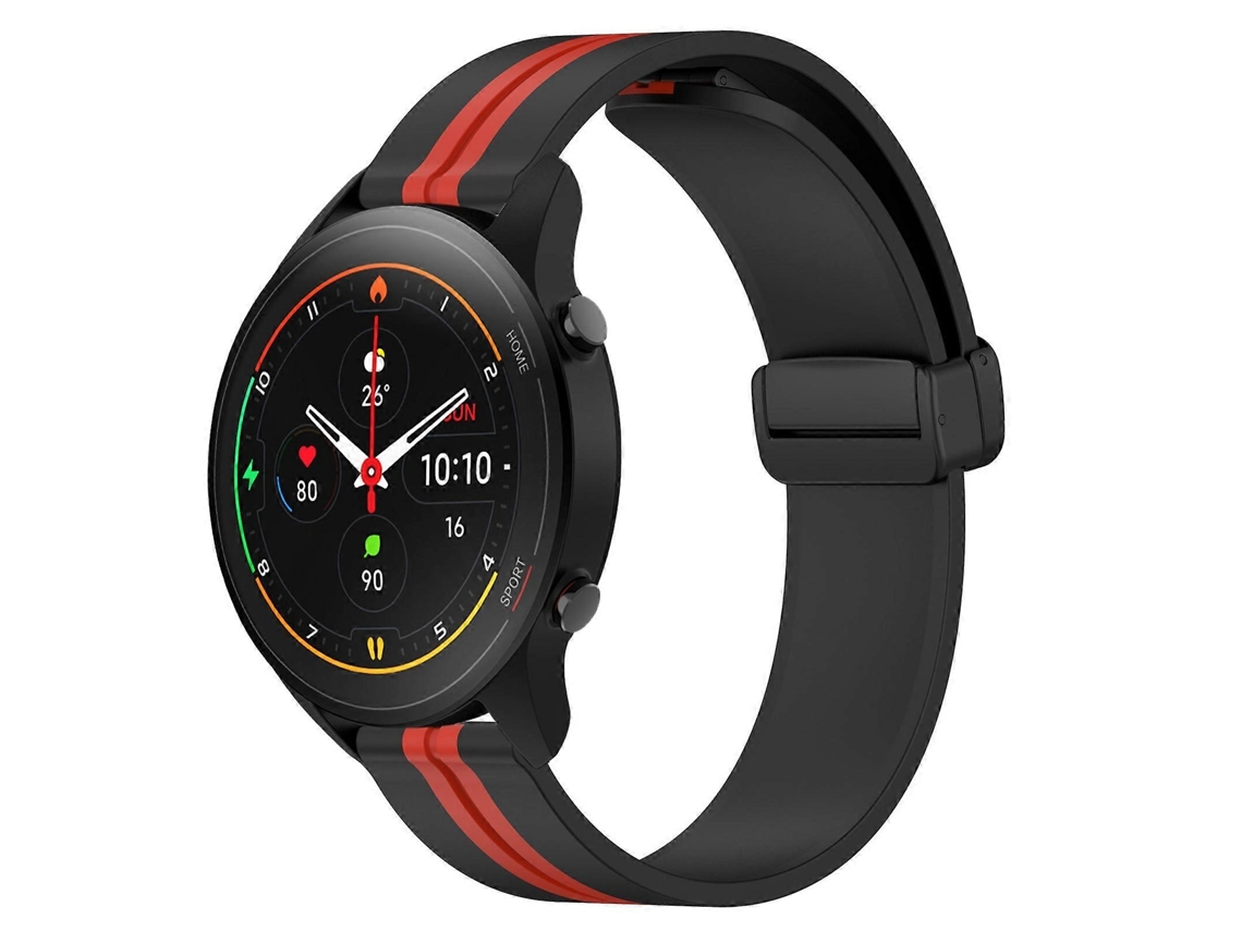 Pulseira De Silicone Dobrável Com Fecho Magnético Para Xiaomi Mi Watch S1 Pro 22mm