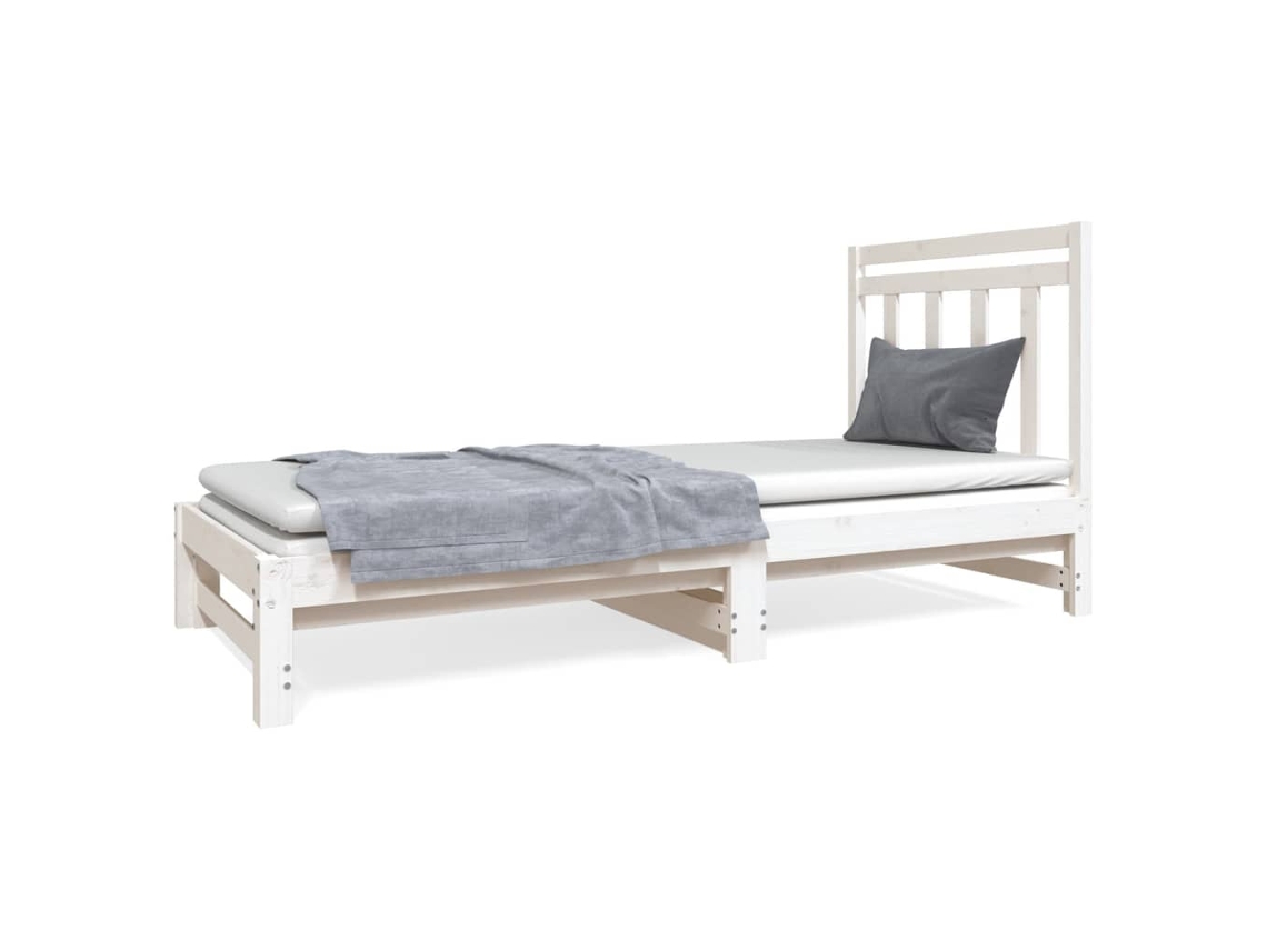 Day Bed, Day Beds Vidaxl Branco Madeira De Pinho (n/a)