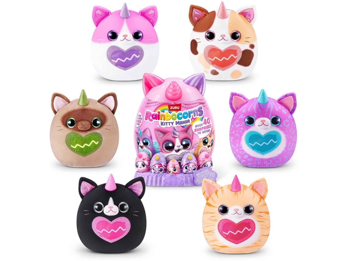 Peluches Eggzania Kittymania Rainbocorns