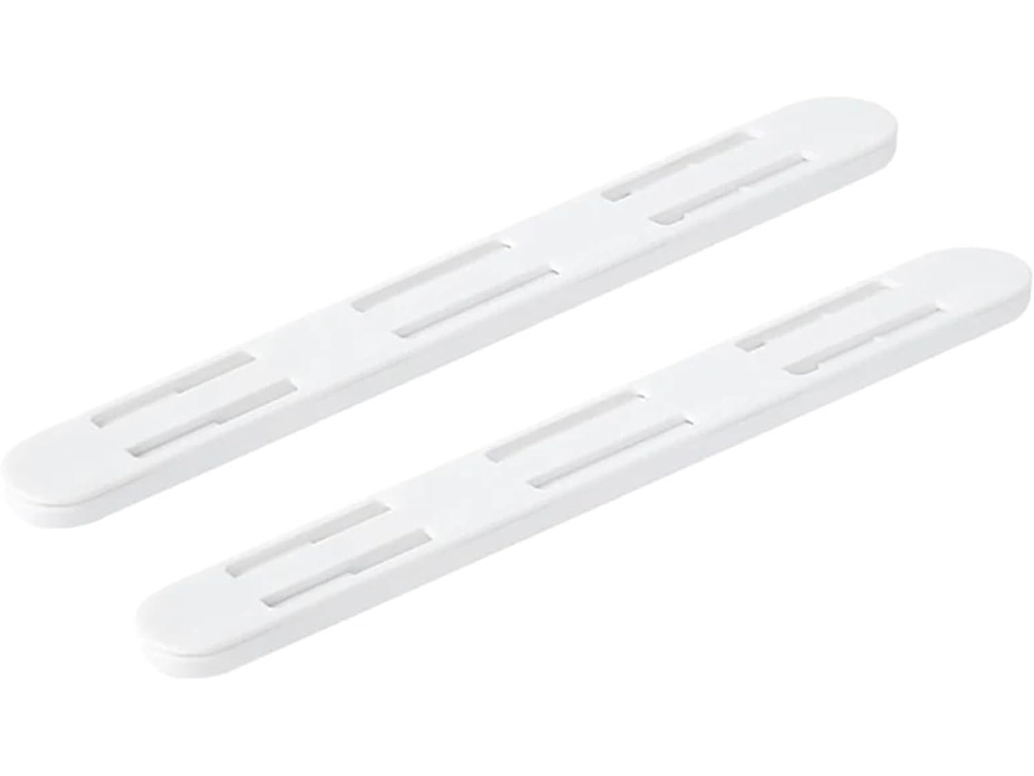 Corrediças Laterais Para Armários, Conjunto Com 2 Peças, Brancas Trilhos Deslizantes Para Gavetas E Cestos, Ideais Para