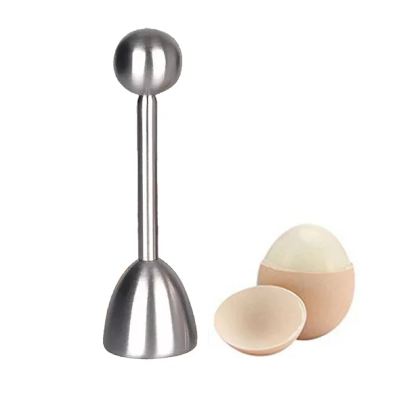 Abridor De Cascas De Ovos, Em Aço Inoxidável, Para Versões Cozidas Ou Moles, Utensílio Manual De Cozinha