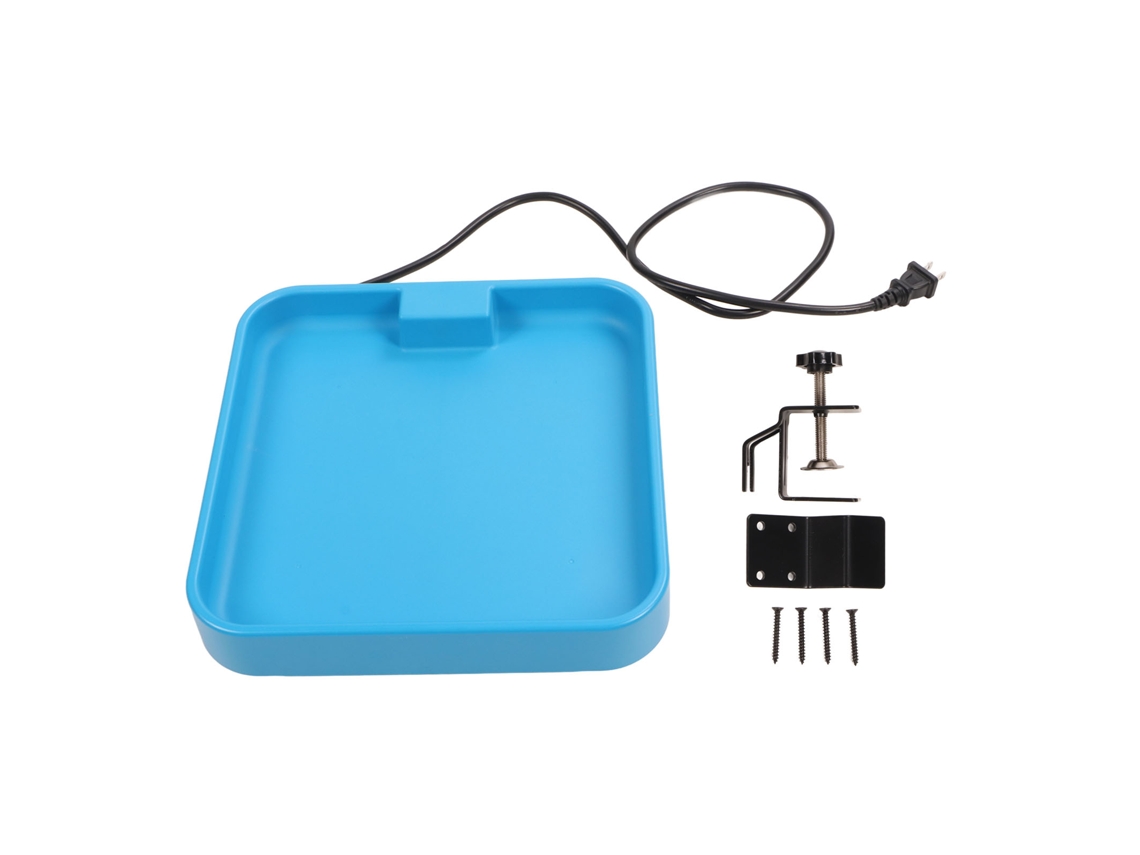 Bacia aquecida Primerox para pássaros 75w com abraçadeira para inverno