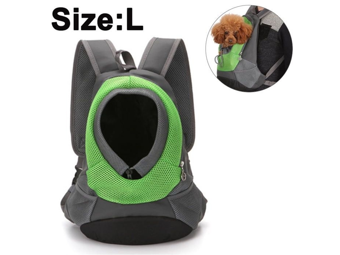 Mochila de Transporte para Cães e Gatos, Respirável, Frontal AQUAFORGE