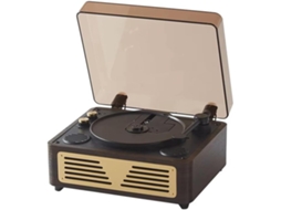 Leitor de Cd Retrô com Bluetooth 5.0, Áudio Estéreo Hifi, Alto falante Portátil para Mesa. SFUSHOS