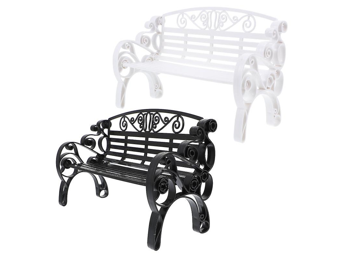 2pcs Banco Em Miniatura Allinless