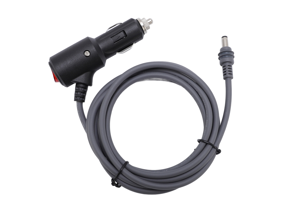 Cabo De Energia Para Carro Com Interruptor E Cabeça Dc À Prova De Água, 12-24v.