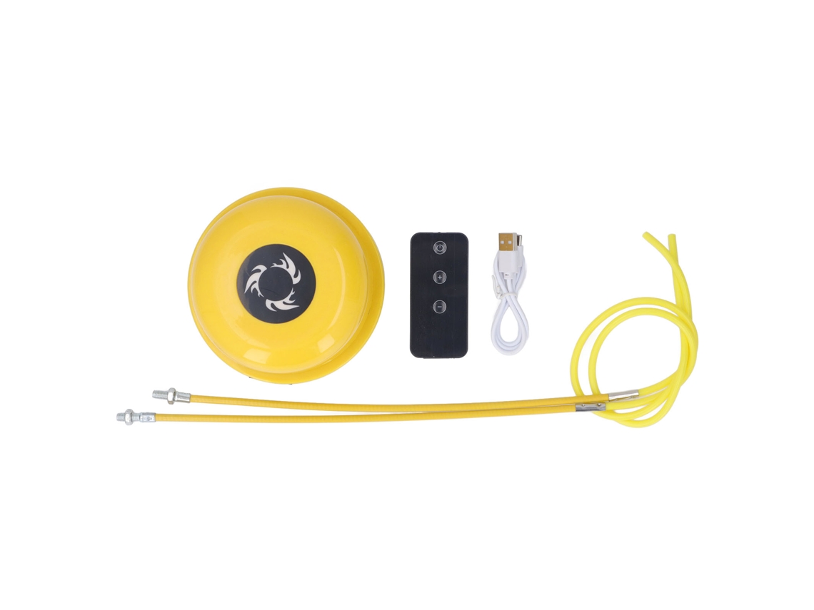 Ats máquina Inteligente de Saltar Cuerda Automática Recargable Con Conteo Música para Adultos Niños Amarillo