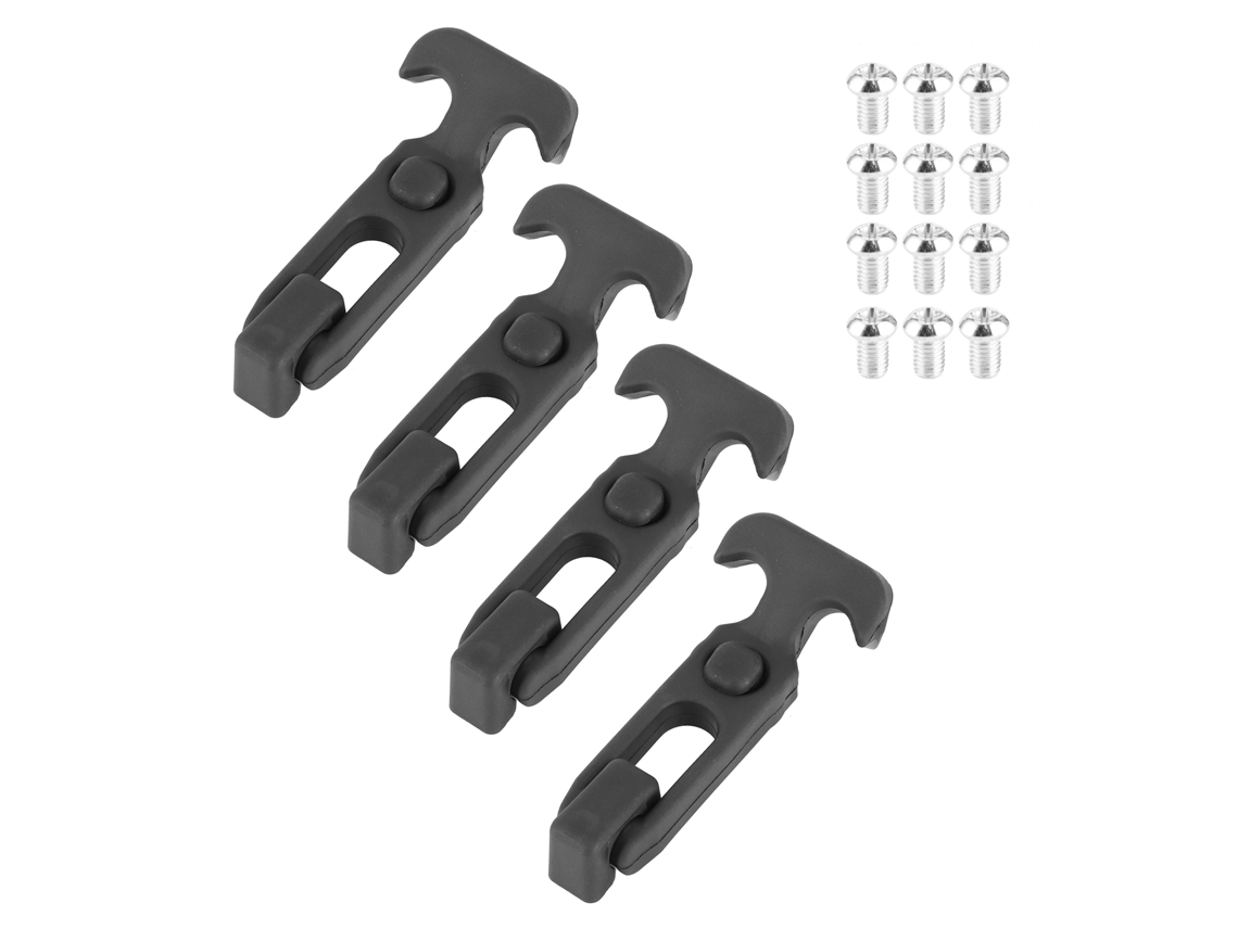Conjunto De 4 Fechos Gaveta Com Puxador Em T E Parafusos Rosca M5 Para Radiadores Ferro Fundido Autocaravanas Reboques