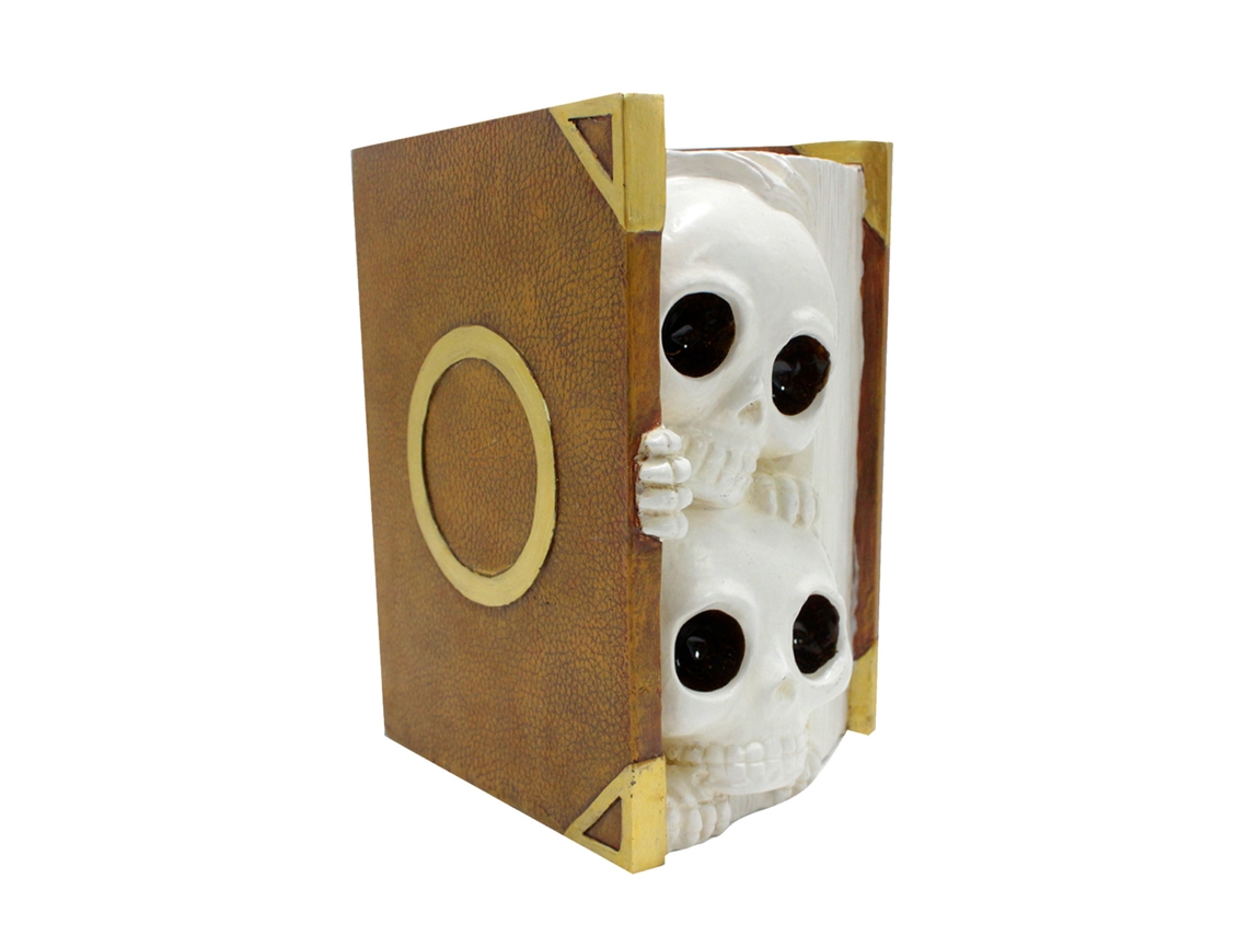 Vaso Decorativo Planta Calavera Halloween Mesa
