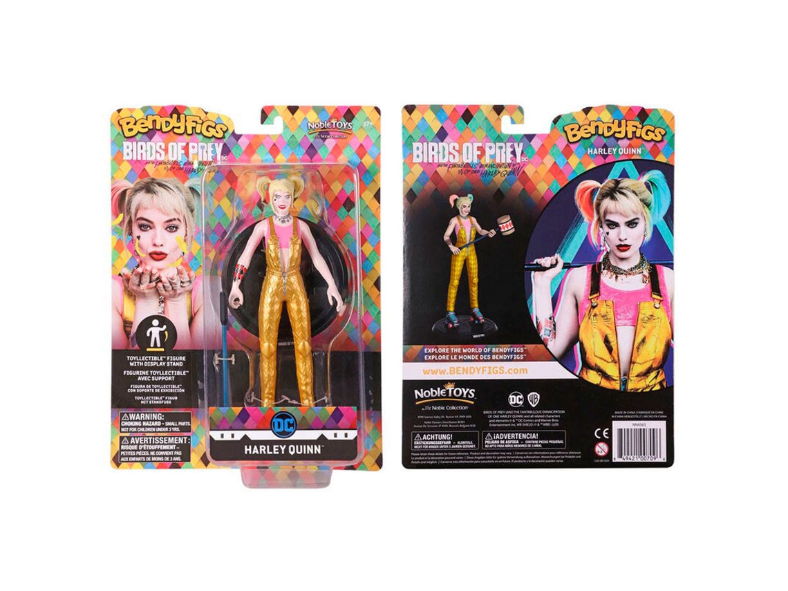 Dc Comics Harley Quinn Bendyfigs Figura Maleável 19cm