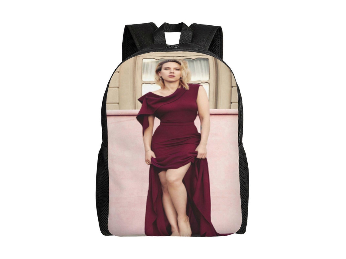 Mochila Scarlett Johansson T80 Para Estudantes, Resistente E Leve, Impermeável E Com Alça De Ombro Respirável D80