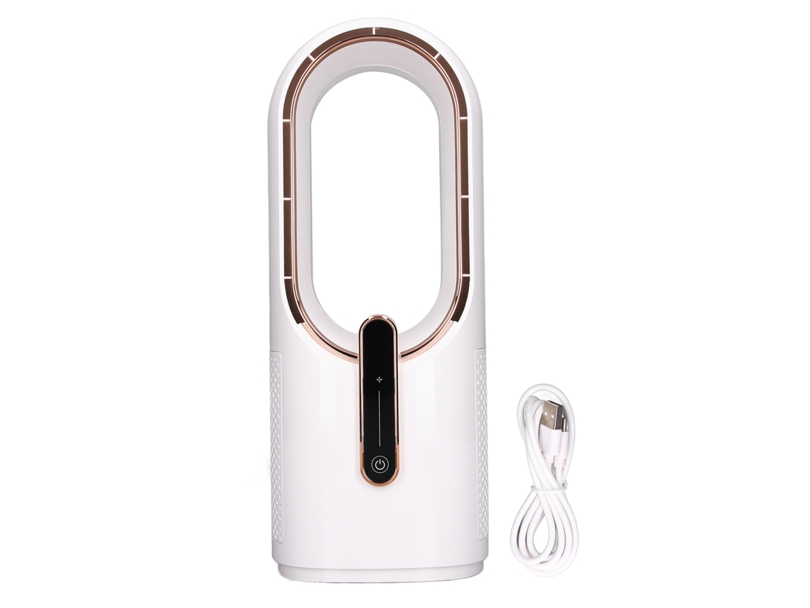 Ventilador Sem Lâmina Mini 3 Velocidades Usb Portátil