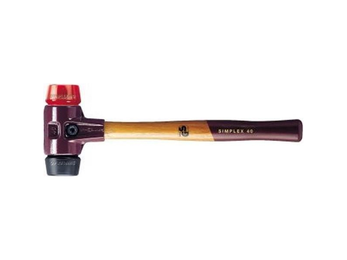 Martelo Simplex HALDER Duro Cabeças de Nylon Ø Da Cabeça: 30 Mm