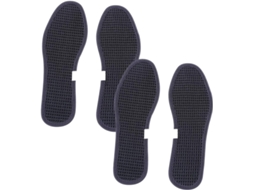 2 Pares De Palmilhas Carvão Bambu Absorventes Suor E Redutoras Odores Para Sapatos Pretos, Ideais Para Uso Diário E