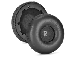 Almofadas Zruxe Para Auscultadores Jbl Tune 600/660 (par, Espuma De Memória, Pele Ecológica, Preto)