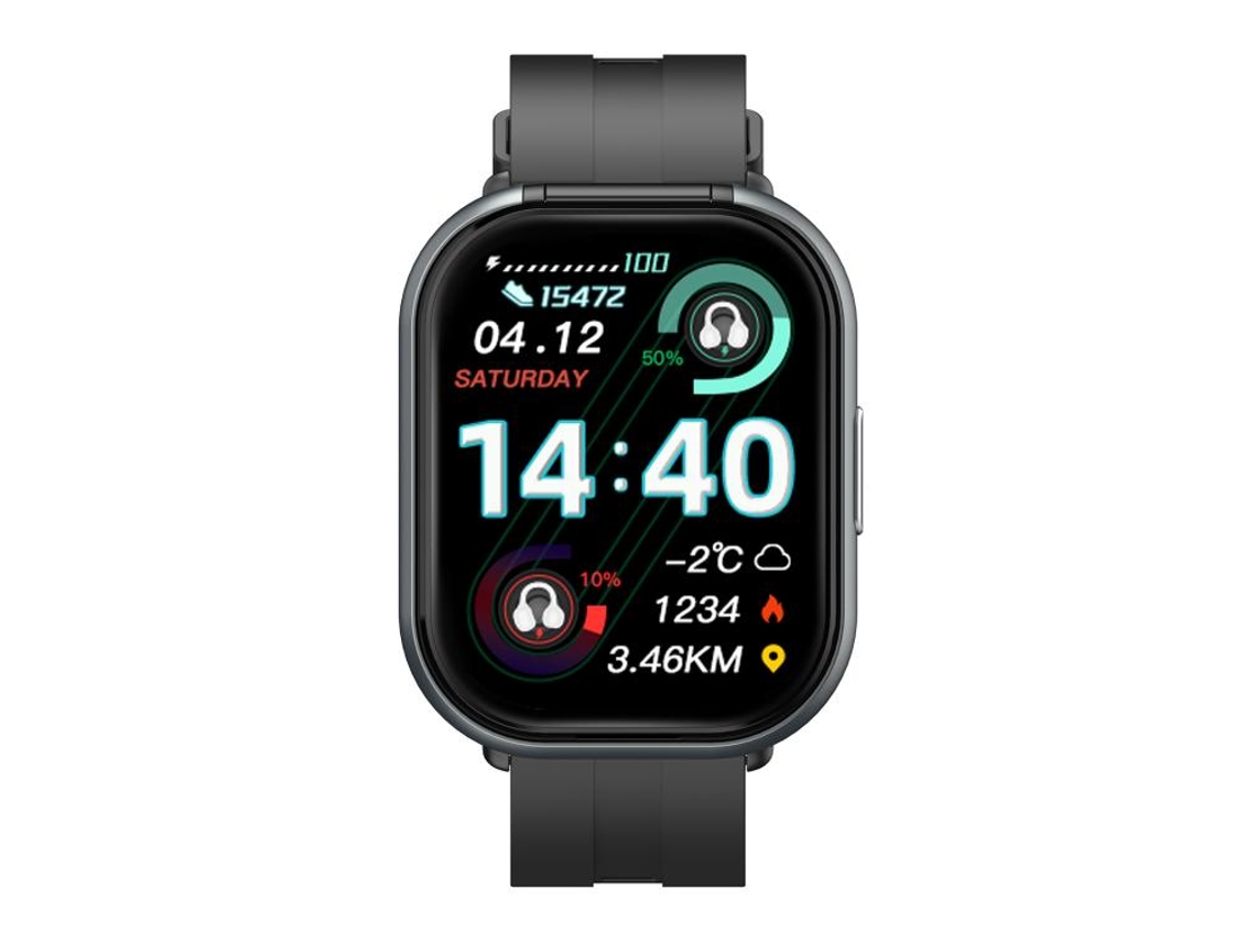 (preto) Relógio Inteligente Com Tela Tft De 2,01 Polegadas E Fone De Ouvido Bluetooth Integrado, Compatível Com Chamadas Sem Fio.