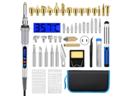 Kit De Grabado Com Tela Digital E Lápis Pirológrafo Lcd