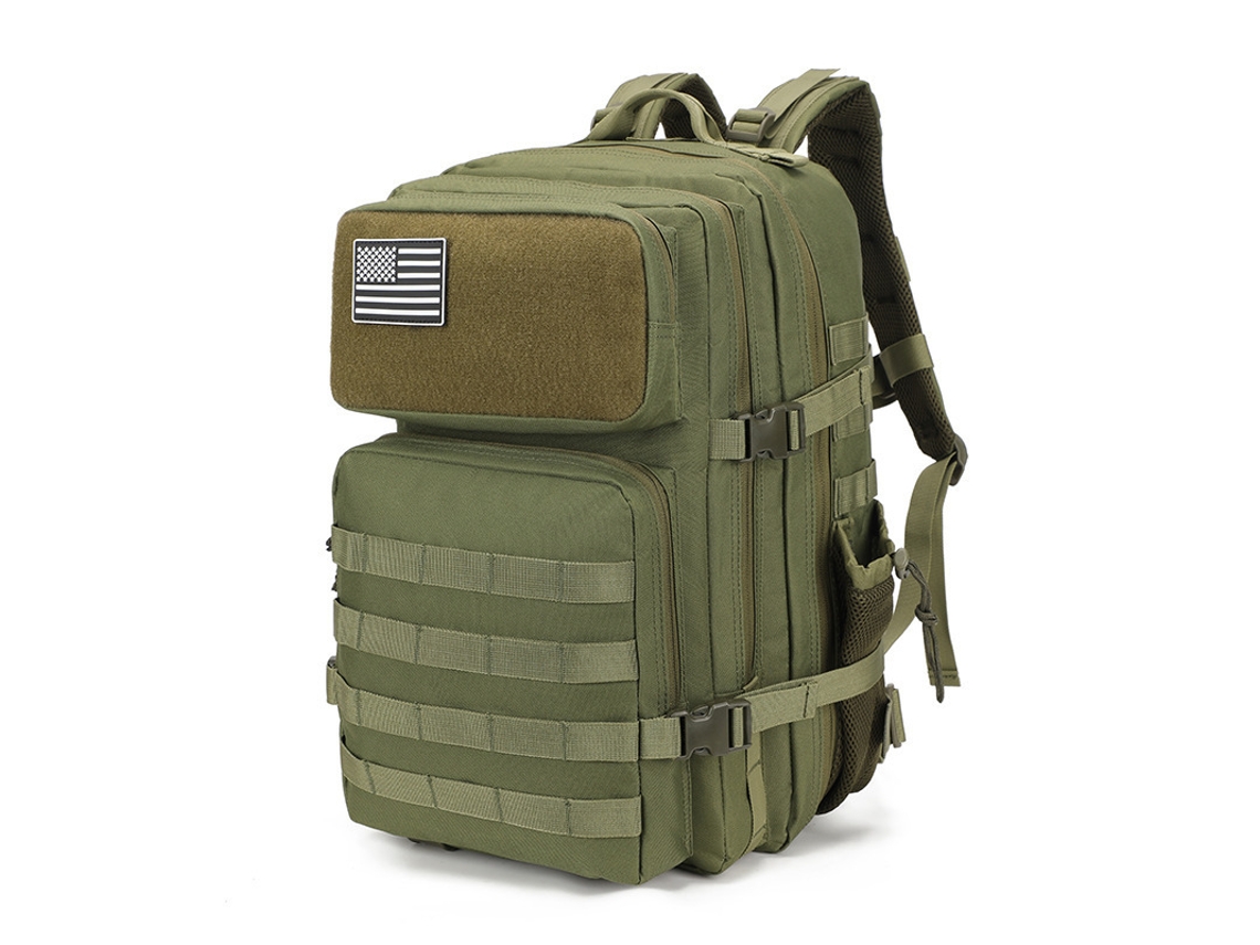 Mochila Grande Multifuncional Para Caminhadas, Escaladas, Acampamentos E Ciclismo, Com Padrão Camuflado, Estilo Militar - 2