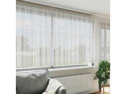 Vidaxl Cortina De Renda Branco 180 X 900 Cm Poliéster