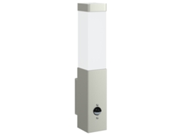 Conjunto 1 Iluminação Externa Vidaxl Prateado Aço Inoxidável (10.5 X 6 X 33 Cm)