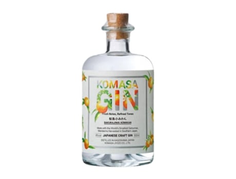 Gin KOMASA GIN Komikan Craft Gin Garrafa Medium (0.5 L - 1 Unidade)