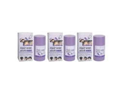 2026 3 Pack Bastón de Cera Capilar para Control de Frizz Y Estilo Temporal no Graso 40g