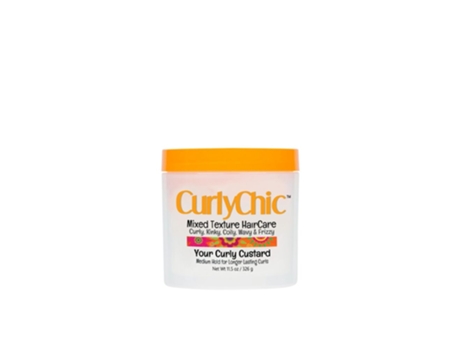 Your Curly Custard Fixação média para cachos mais duradouros 326g. Curly Chic