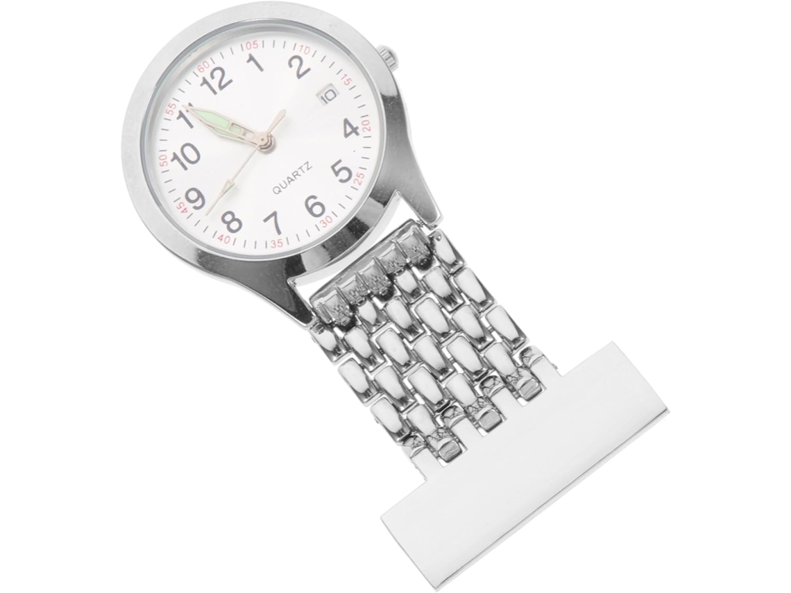 Relógio DIGITAL Enfermeira Led Inoxidável Prateado GOKOCO