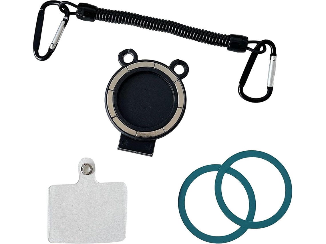 Suporte Magnético SFUSHOS compacto para celular, clipe resistente, base leve