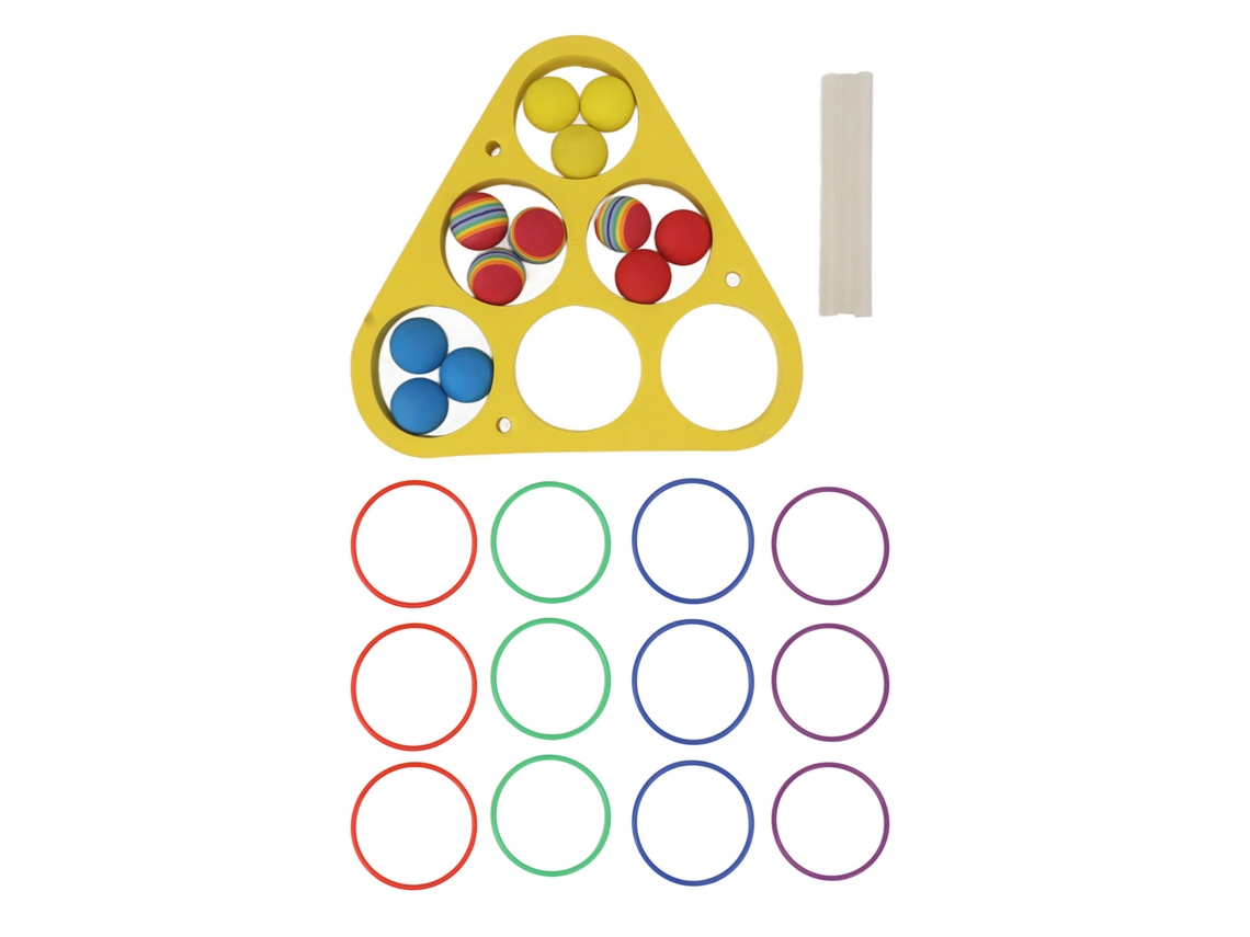 Jogo de Pool com Anéis Eva Flutuante para Crianças e Adultos