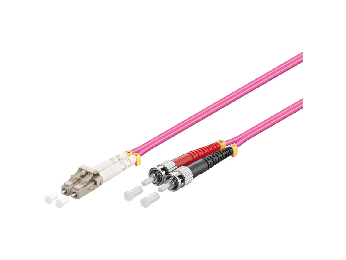 C-FP4-5LCST-050 InfiniBand/cabo fibra óptica 5 m LC ST OM4 Violeta WP