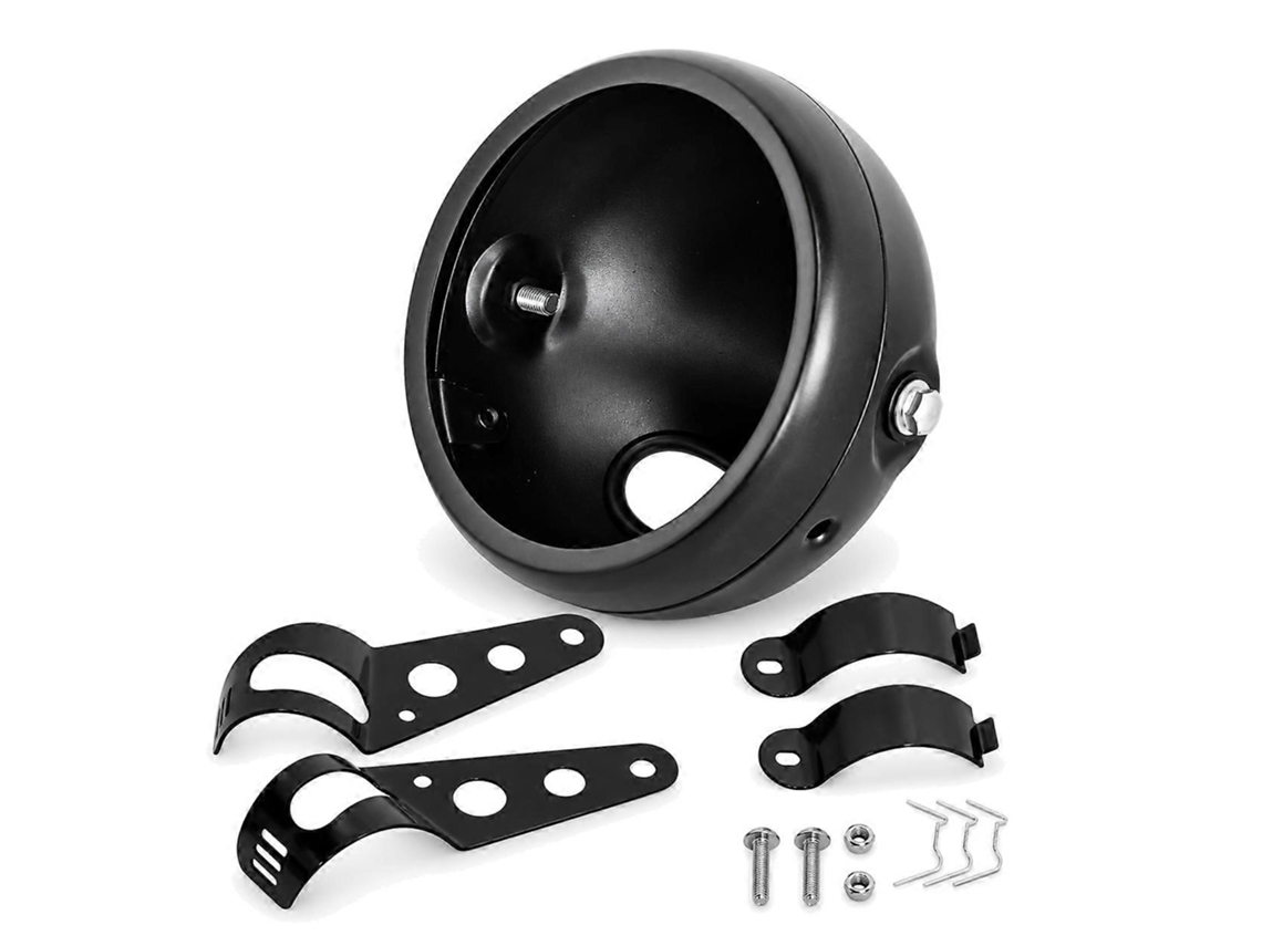 Concha De Farol Led Redondo 5,75 Polegadas Para Moto Harley Chopper