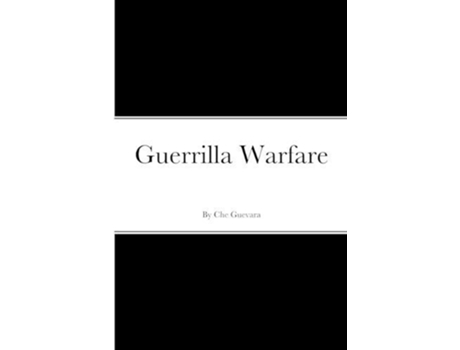 Livro Guerrilla Warfare Large Print de Che Guevara (Inglês)