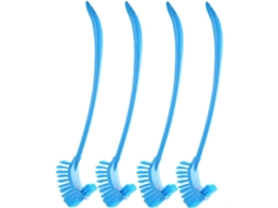 Kit De 6 Suportes Autoadesivos De Plástico Para Escova De Dentes, Ideais Para Banheiro. Adesivo Forte, Perfeito Para