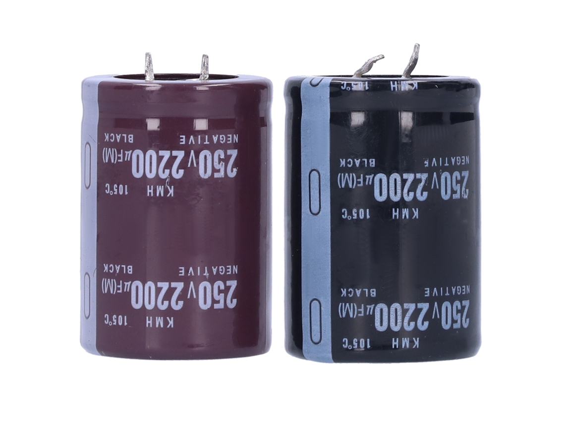 Laxiscreed Capacitor Eletrolítico De 2200μf Com Tensão De 250v Para Eletrónica E Projetos Diy
