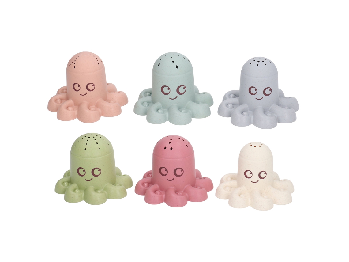 Primerox 6pcs Copo de Empilhamento de Banho Infantil com Forma de Animal Cute para Bebê
