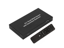 Divisor Mali de interface multimídia HDMI 4 em 1, com controle remoto, 1080p, plug US, transmissão rápida e estável
