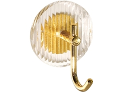 Gancho De Parede Acrílico Dourado Sem Furos Lifkome, Com Adesivo Forte, Para Pendurar Toalhas, Casacos, Chaves E Outros