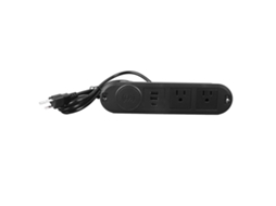 Painel De Energia Com Plug Flat Para Mesa E Escritório